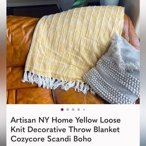 🎁ARTISAN NY HOME Decorative Throw Blanket boho